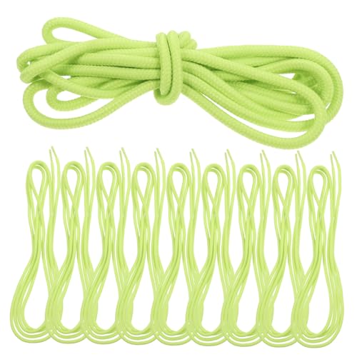 YARNOW 10Stücke Fädelspiel Zubehör Perlenschnur mit Enden für Kreativprojekte im Kindergarten Material zum Auffädeln und Basteln von YARNOW