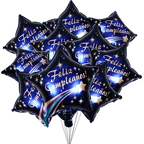 YARNOW 10Stücke Kreative Geburtstagsballons Set Exquisite Aluminiumfolie Luftballons Für Geburtstagsfeiern Interessante Foto Requisiten Und Dekorationen von YARNOW
