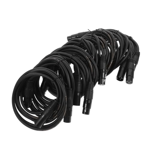 YARNOW 10Stücke Poliges Dmx Signalkabel für Bühnenbeleuchtung Xlr Dmx Kabel für Moving Head Par Lights und Spotlights mit Flexibler Ummantelung für Einfache YARNOW 10Stücke Poliges Dmx Signalkabel für Bühnenbeleuchtung Xlr Dmx Kabel für Moving Head Par Lights und Spotlights mit Flexibler Ummantelung für Einfache von YARNOW