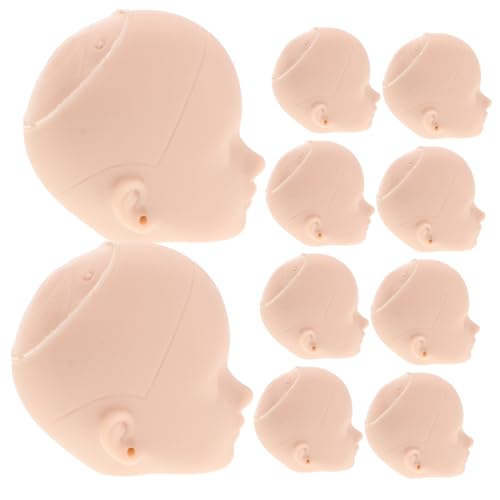 YARNOW 10Stücke Puppenköpfe aus Kunststoff für Make Up Übungen und DIY für Kunstprojekte und Kosmetik Training ohne Augenhöhlen Leicht zu Reinigen und Austauschbar YARNOW 10Stücke Puppenköpfe aus Kunststoff für Make Up Übungen und DIY für Kunstprojekte und Kosmetik Training ohne Augenhöhlen Leicht zu Reinigen und Austauschbar von YARNOW