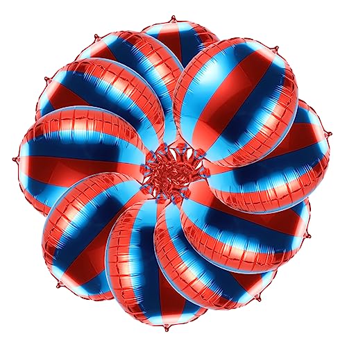 YARNOW 10Stücke Teiliges Von Blauen Und Roten Streifen Luftballons Und Geburtstagsdekorationen Für Babypartys Sicher Und Langlebig Für Kreative Partygestaltung YARNOW 10Stücke Teiliges Von Blauen Und Roten Streifen Luftballons Und Geburtstagsdekorationen Für Babypartys Sicher Und Langlebig Für Kreative Partygestaltung von YARNOW