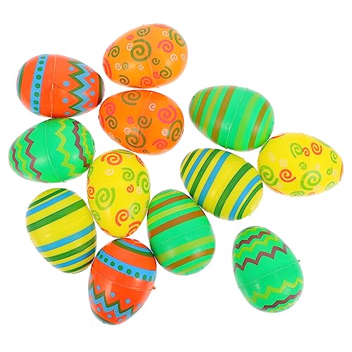 YARNOW 12 Stück Imitation Ostereier Deko für Ostern Realistische Kunst Eier für Festliche Dekorationen und Party Arrangement für Fröhliche Feiertagsstimmung YARNOW 12 Stück Imitation Ostereier Deko für Ostern Realistische Kunst Eier für Festliche Dekorationen und Party Arrangement für Fröhliche Feiertagsstimmung von YARNOW
