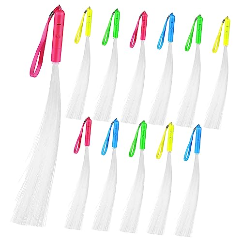 YARNOW 12 Stück Leuchtstäbe für Partys LED Lichtstäbe mit Bunten Farben für Konzerte Stabiles Material Tragbar und Einfach zu Bedienen für Jede Veranstaltung von YARNOW
