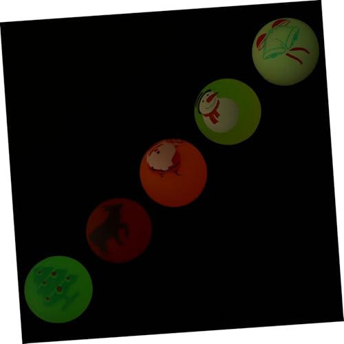 YARNOW 12 Stück Teiliges Weihnachts Glow in The Dark Sprungbälle aus Robustem Farbenfrohe Leuchtende Party Spielzeuge Sicher und Langlebig als Festliche Mitgebsel für Freunde YARNOW 12 Stück Teiliges Weihnachts Glow in The Dark Sprungbälle aus Robustem Farbenfrohe Leuchtende Party Spielzeuge Sicher und Langlebig als Festliche Mitgebsel für Freunde von YARNOW