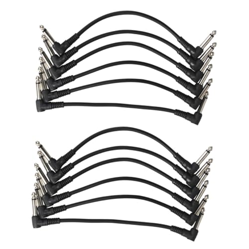 YARNOW 12Stücke Gitarren Patchkabel Klinkenstecker Effektkabel Für Gitarre Und Bass Hochwertige Audiokabel Für Musikinstrumente YARNOW 12Stücke Gitarren Patchkabel Klinkenstecker Effektkabel Für Gitarre Und Bass Hochwertige Audiokabel Für Musikinstrumente von YARNOW