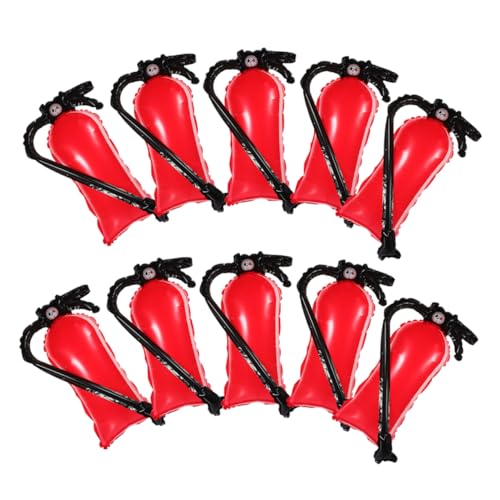 YARNOW 12Stücke Partyballons Form Aufblasbare Deko Für Feuerwehrfeiern Festliche Luftballons Für Unvergessliche Erlebnisse Und Geburtstagsgeschenke von YARNOW