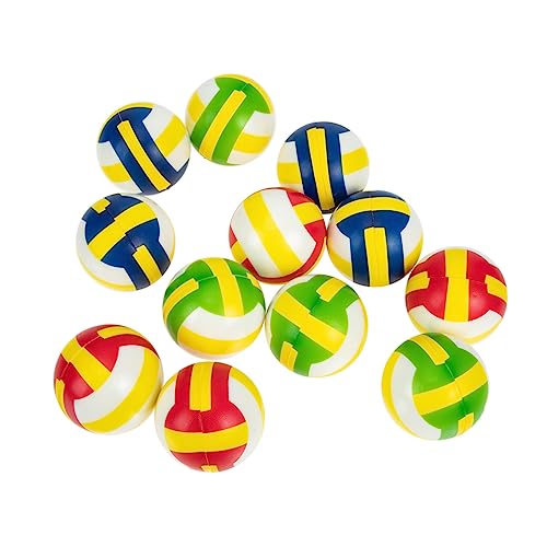 YARNOW 12Stücke Stressbälle Für Erwachsene Und Dekompressionsspielzeuge Aus PU Schaumstoffbälle Zur Stressbewältigung Partyspielzeug Für Unterhaltung von YARNOW