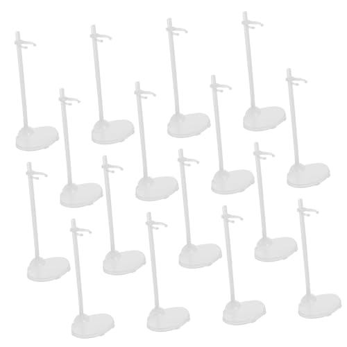 YARNOW 15Stücke Puppenständer Transparent Halterungen für Puppenanzeige Unterstützung für Modelle und Figuren zur Aufbewahrung und Präsentation im Kinderzimmer von YARNOW