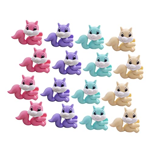 YARNOW 16 Stück Teiliges Cartoon Radiergummis für Süße Tierdesigns Zufälligen Farben für Schüler für Schulbedarf Zufällige Farbe Zufällige Farbe von YARNOW