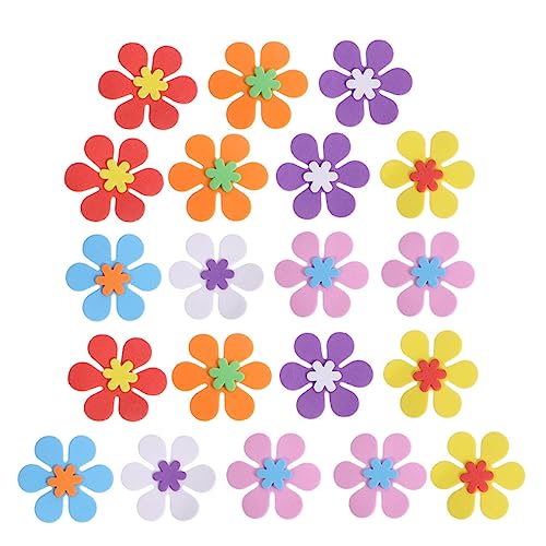 YARNOW 160 Stück Eva Blumenaufkleber Teiliges Selbstklebende Moosgummi Sticker für Kinderzimmer Dekoration Bastelprojekte Schulprojekte Vielseitig Einsetzbar für Wände YARNOW 160 Stück Eva Blumenaufkleber Teiliges Selbstklebende Moosgummi Sticker für Kinderzimmer Dekoration Bastelprojekte Schulprojekte Vielseitig Einsetzbar für Wände von YARNOW