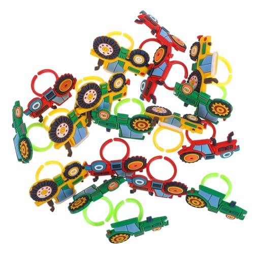 YARNOW 18 Stück Landwirtschaftlicher Fahrzeugring Plastikwurf Ringe Plastikringe Für Kinderpartyspielzeug Partybevorzugungsringe Bauen Pvc YARNOW 18 Stück Landwirtschaftlicher Fahrzeugring Plastikwurf Ringe Plastikringe Für Kinderpartyspielzeug Partybevorzugungsringe Bauen Pvc von YARNOW