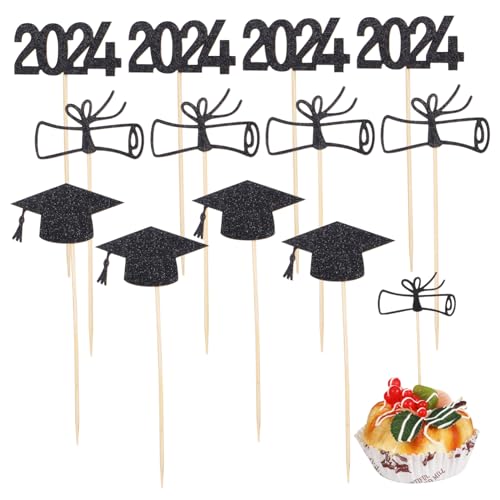 YARNOW 1Satz Abschluss Kuchenaufsätze Schwarze Graduierungskappen Dekoration Für Kuchen Für Abschlussfeiern Und Partydekorationen YARNOW 1Satz Abschluss Kuchenaufsätze Schwarze Graduierungskappen Dekoration Für Kuchen Für Abschlussfeiern Und Partydekorationen von YARNOW