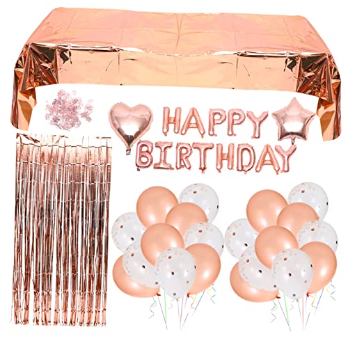 YARNOW 1Satz Partyballons Dekoration Für Roségold Tischdeko Und Set Mit Dekorativen Luftballons Für Feierlichkeiten von YARNOW