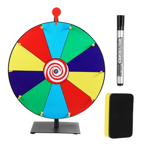 YARNOW 1Satz Preisrad für Heimwerker Löschbares Tombola Rad mit Stift und Radiergummi für Karnevalsparty Gewinnspiele und Veranstaltungen Einfache Installation und Stabile Basis YARNOW 1Satz Preisrad für Heimwerker Löschbares Tombola Rad mit Stift und Radiergummi für Karnevalsparty Gewinnspiele und Veranstaltungen Einfache Installation und Stabile Basis von YARNOW