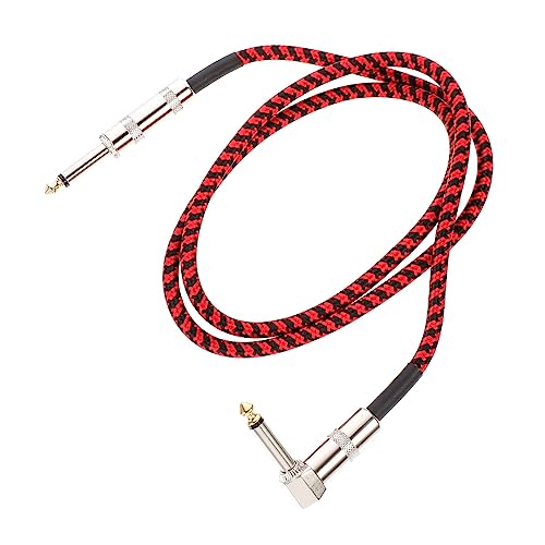 YARNOW 1Stück Audiokabel Gitarre Verbindungskabel Geflochten Elastisch Für Mikrofone Lautsprecher Home Stereo Für Musiker Und Audiophilen von YARNOW
