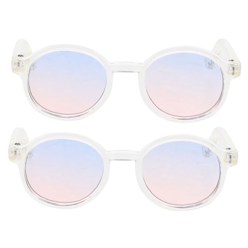 YARNOW 2 Paare Deko Puppenbrillen Miniatur Sonnenbrillen für Puppen Stilvolle Anzieh Brille für DIY Projekte und Puppenzubehör für Kreative Bastelideen YARNOW 2 Paare Deko Puppenbrillen Miniatur Sonnenbrillen für Puppen Stilvolle Anzieh Brille für DIY Projekte und Puppenzubehör für Kreative Bastelideen von YARNOW