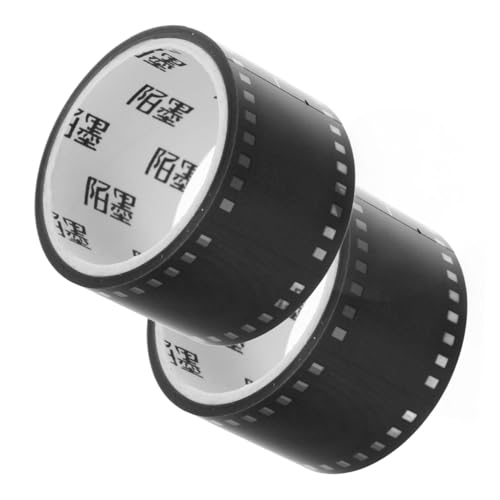 YARNOW 2 Rollen Filmband DIY-Bänder dekorative Bänder Journaling-Zubehör DIY Klebeband dekorative Klebebänder Tagebuchband dekoratives Klebeband Journaling-Versorgung das Haustier Schwarz YARNOW 2 Rollen Filmband DIY-Bänder dekorative Bänder Journaling-Zubehör DIY Klebeband dekorative Klebebänder Tagebuchband dekoratives Klebeband Journaling-Versorgung das Haustier Schwarz von YARNOW
