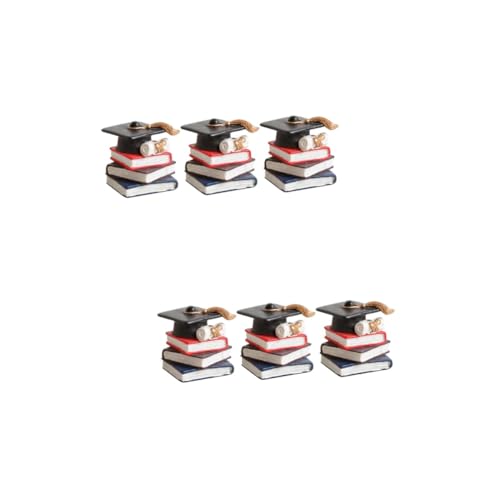 YARNOW 2 Sätze Doktorhutbuch Dessertringe Dekoration Cupcake-topper Zum Abschluss 2024 Abschlusskappe Für Kuchen Abschluss-cupcake-topper 2024 Grad Cupcake-dekore Shuzhi 3 Stück * 2 YARNOW 2 Sätze Doktorhutbuch Dessertringe Dekoration Cupcake-topper Zum Abschluss 2024 Abschlusskappe Für Kuchen Abschluss-cupcake-topper 2024 Grad Cupcake-dekore Shuzhi 3 Stück * 2 von YARNOW