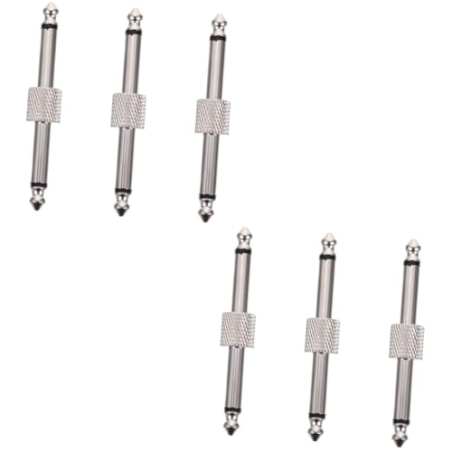 YARNOW 2 Sätze Gitarren Pedal Patch Stecker Praktische Audio Verbindung Für Effektpedale Kompatibel Mit Meisten Marken Einfache Installation Langlebig Und Geräuschreduzierend 3 Stücke * 2 von YARNOW