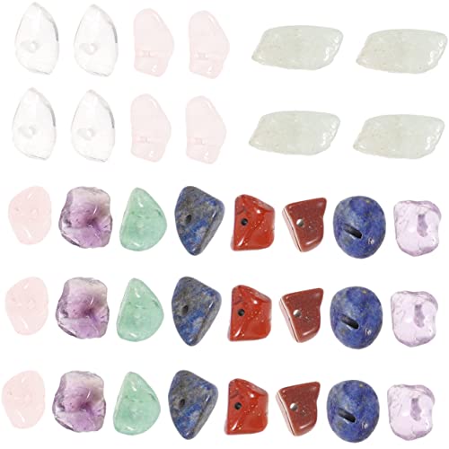 YARNOW 2 Sätze Perlen aus Naturstein bastelset basteln für schmuck set für Armband Perlen für Schmuckhersteller perlen perlen handwerkliche Herstellung von Perlen Kies YARNOW 2 Sätze Perlen aus Naturstein bastelset basteln für schmuck set für Armband Perlen für Schmuckhersteller perlen perlen handwerkliche Herstellung von Perlen Kies von YARNOW