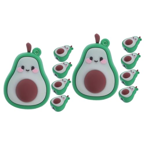 YARNOW 2 Sätze Teiliges Avocado Bleistiftanspitzer Für Cartoon Anspitzer Leicht Zu Bedienen Für Schule Und Büro Praktische Schulbedarf 5 Stück * 2 YARNOW 2 Sätze Teiliges Avocado Bleistiftanspitzer Für Cartoon Anspitzer Leicht Zu Bedienen Für Schule Und Büro Praktische Schulbedarf 5 Stück * 2 von YARNOW
