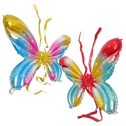 YARNOW 2 Stück Engel Schmetterling Flügel Ballon Geburtstag Luftballons schmetterling party dekorationen Partyballons Flügel Ballons Schmetterlingsballon Partydekorationen Aluminiumfolie YARNOW 2 Stück Engel Schmetterling Flügel Ballon Geburtstag Luftballons schmetterling party dekorationen Partyballons Flügel Ballons Schmetterlingsballon Partydekorationen Aluminiumfolie von YARNOW
