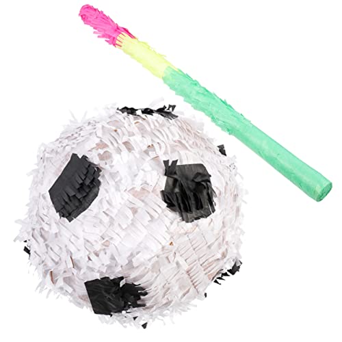 YARNOW 2 Stück Fußball Pinata Fußball Motive für Geburtstagsfeiern Schläger Deko für Sportthemen Events Kindergeburtstage und Mehr von YARNOW
