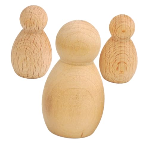 YARNOW 2 Stück Handbemalte Baustein-Fettpuppe Mini-Personenfiguren dekorative Holzpflockfiguren Holzfiguren unfertige Peg -Leute Mini-Leute Miniaturhandwerksvorräte Miniaturfiguren YARNOW 2 Stück Handbemalte Baustein-Fettpuppe Mini-Personenfiguren dekorative Holzpflockfiguren Holzfiguren unfertige Peg -Leute Mini-Leute Miniaturhandwerksvorräte Miniaturfiguren von YARNOW