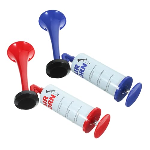 YARNOW 2 Stück Handheld Air Horn Lautes Cheer Horn und Sportveranstaltungen Partys und Feste Hochsichtbar und Auffällig für Fußballfans und Feierlichkeiten YARNOW 2 Stück Handheld Air Horn Lautes Cheer Horn und Sportveranstaltungen Partys und Feste Hochsichtbar und Auffällig für Fußballfans und Feierlichkeiten von YARNOW