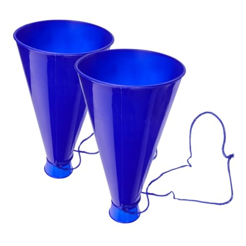 YARNOW 2 Stück Jubelndes Horn Megaphon-lautsprecher Aus Kunststoff Party-jubelspielzeug Plastische Megaphone Jubelnde Requisiten Megaphone Jubeln Spiel Jubelnde Spielzeuge Plastik Blau YARNOW 2 Stück Jubelndes Horn Megaphon-lautsprecher Aus Kunststoff Party-jubelspielzeug Plastische Megaphone Jubelnde Requisiten Megaphone Jubeln Spiel Jubelnde Spielzeuge Plastik Blau von YARNOW