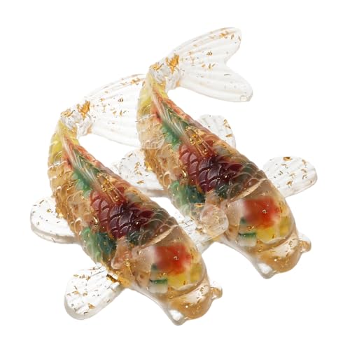 YARNOW 2 Stück Karpfen-Kristallornamente Form aus Epoxidharz Japanische Aquariumdekorationen Koi-Fisch- Glücksfisch Koi aus Glas Meerestierfiguren Fischglas Harz-Leim YARNOW 2 Stück Karpfen-Kristallornamente Form aus Epoxidharz Japanische Aquariumdekorationen Koi-Fisch- Glücksfisch Koi aus Glas Meerestierfiguren Fischglas Harz-Leim von YARNOW