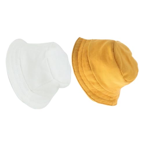 YARNOW 2 Stück Mini-Hut Hutpuppendekore kleine Hüte zum Basteln Schöner Puppenhut Minihüte zum Basteln Mini-Miniatur-Hut Puppenzubehör Hut für Minihauspuppe entzückende hüte Polyester YARNOW 2 Stück Mini-Hut Hutpuppendekore kleine Hüte zum Basteln Schöner Puppenhut Minihüte zum Basteln Mini-Miniatur-Hut Puppenzubehör Hut für Minihauspuppe entzückende hüte Polyester von YARNOW