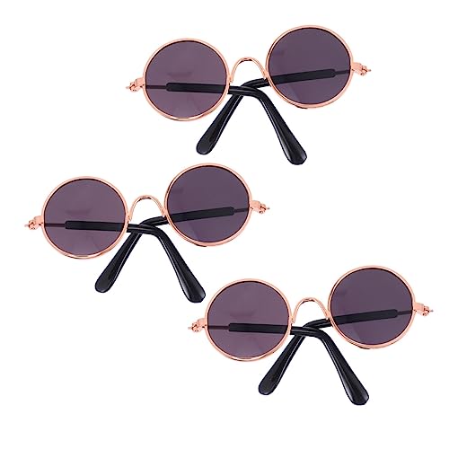 YARNOW 2 Stück Mini -Sonnenbrille Und Brille Puppe Sonnenbrille Requisiten Gläser Winzig Klein Miniatur Mini-Sonnenbrillen Basteln Kunststoff Black YARNOW 2 Stück Mini -Sonnenbrille Und Brille Puppe Sonnenbrille Requisiten Gläser Winzig Klein Miniatur Mini-Sonnenbrillen Basteln Kunststoff Black von YARNOW