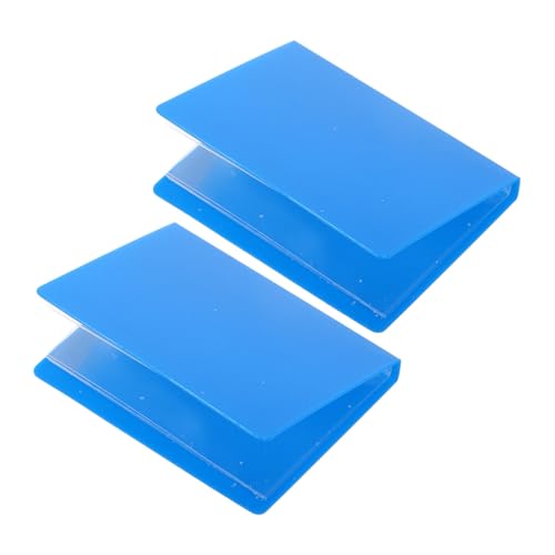 YARNOW 2 Stück Puppenhaus-Ordner Mini-Puppenhauszubehör Mini-Ordner Mini-Schulmaterial-Kit -Organisator Miniatur-Puppenhausbücher Puppenstubenmöbel Plastik Blue YARNOW 2 Stück Puppenhaus-Ordner Mini-Puppenhauszubehör Mini-Ordner Mini-Schulmaterial-Kit -Organisator Miniatur-Puppenhausbücher Puppenstubenmöbel Plastik Blue von YARNOW