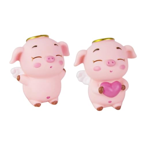 YARNOW 2 Stück Schweinchen Doll Kuchen Ornament Lustige Kuchendekoration für Geburtstagsfeiern für Kreative Fotografie und Stilvolle Tischdekoration YARNOW 2 Stück Schweinchen Doll Kuchen Ornament Lustige Kuchendekoration für Geburtstagsfeiern für Kreative Fotografie und Stilvolle Tischdekoration von YARNOW