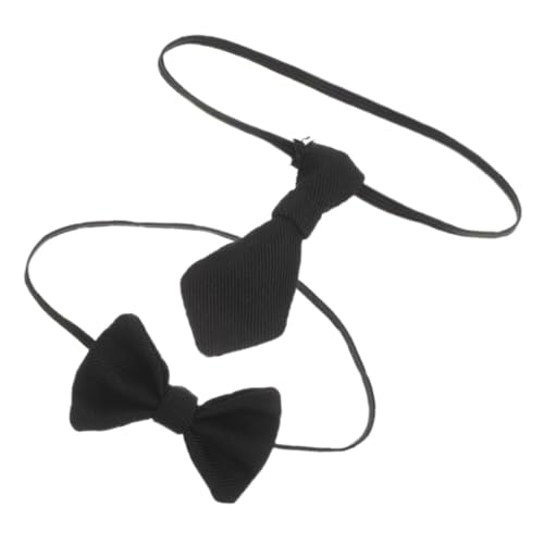 YARNOW 2 Stück Teiliges Puppen Baumwoll Krawatten und Fliegen Miniatur Puppenaccessoires Passend für Puppenhaus Kleidung Vielseitig für Basteln und Dekoration Schwarz YARNOW 2 Stück Teiliges Puppen Baumwoll Krawatten und Fliegen Miniatur Puppenaccessoires Passend für Puppenhaus Kleidung Vielseitig für Basteln und Dekoration Schwarz von YARNOW