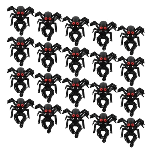 YARNOW 20 Stück Handgelenkballons Für Halloween-Partys: Aufblasbare Spinnenballons Aus Aluminiumfolie Für Halloween-Dekorationen Partyzubehör Und Festival-Requisiten von YARNOW
