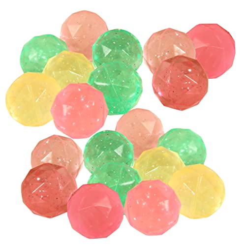 YARNOW 20 Stück Kleine Hüpfende Bälle für Gummibälle Mitgebsel für Kindergeburtstage für Partytüten und Belohnungen Zufällige Farbe von YARNOW