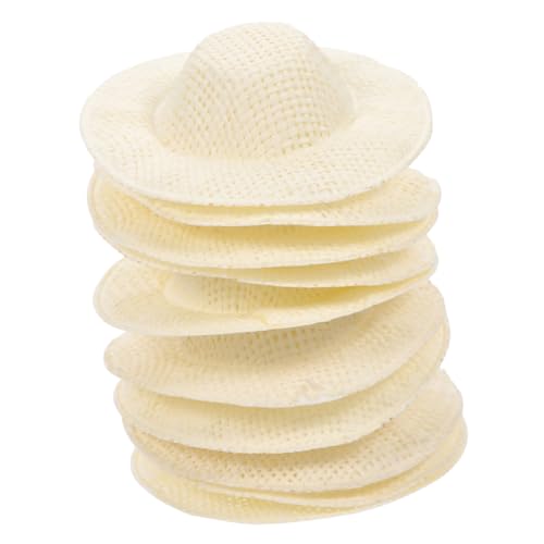 YARNOW 20 Stück Miniaturhüte aus Gewebtem Material DIY Puppenhüte für Bastelarbeiten Kleine Hüte zur Dekoration von Szenen für Kreative Projekte und Puppenhaus Zubehör YARNOW 20 Stück Miniaturhüte aus Gewebtem Material DIY Puppenhüte für Bastelarbeiten Kleine Hüte zur Dekoration von Szenen für Kreative Projekte und Puppenhaus Zubehör von YARNOW