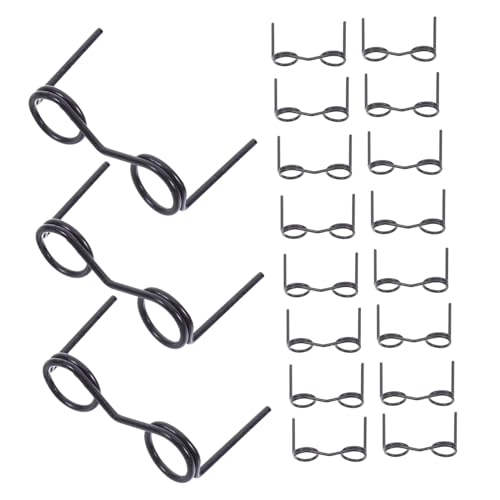 YARNOW 20 Stück Puppenbrille Puppenzubehör winzige Brille Brillen zum Anziehen der Puppe austauschbares Miniatur-Brillengestell Miniaturgläser für Party Eisen Black YARNOW 20 Stück Puppenbrille Puppenzubehör winzige Brille Brillen zum Anziehen der Puppe austauschbares Miniatur-Brillengestell Miniaturgläser für Party Eisen Black von YARNOW
