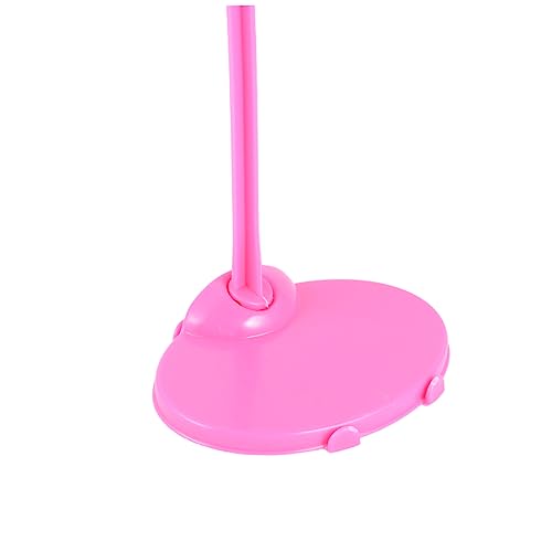 YARNOW 20 Stück Puppenständer Halterung für Puppen Universelles Zubehör für Mädchen Transparente Pinke Stabiler Puppenstützrahmen für Sicheres von YARNOW