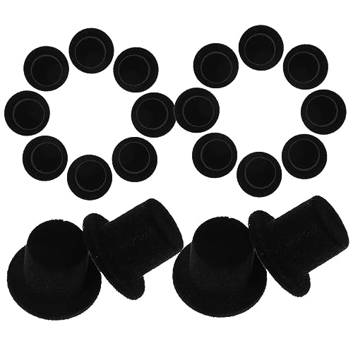 YARNOW 20 Stück Teiliges Mini Hüte Flockiertem Material Langlebige Clown und Weihnachtsmützen für Puppendekoration DIY Bastelarbeiten und Heimdekor Leichte Puppenhut Accessoires YARNOW 20 Stück Teiliges Mini Hüte Flockiertem Material Langlebige Clown und Weihnachtsmützen für Puppendekoration DIY Bastelarbeiten und Heimdekor Leichte Puppenhut Accessoires von YARNOW