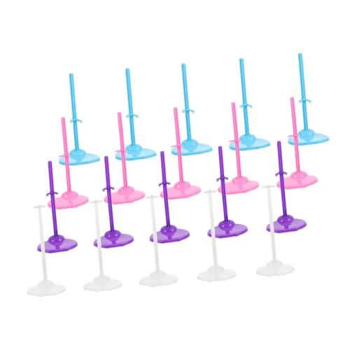 YARNOW 20 Stück Teiliges Puppenständer Verstellbare Halterungen für Stabile Präsentation von Puppen Actionfiguren und Modellen Transparent für Regale und Tische YARNOW 20 Stück Teiliges Puppenständer Verstellbare Halterungen für Stabile Präsentation von Puppen Actionfiguren und Modellen Transparent für Regale und Tische von YARNOW