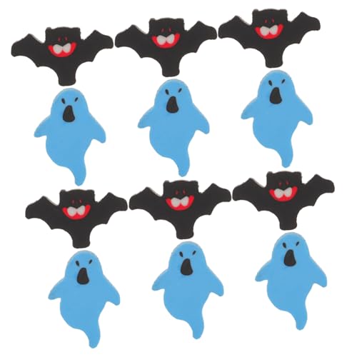 YARNOW 200 Stück Mini Halloween Radiergummis in Fledermaus Geist-design Kleine Kawaii Radiergummis für Schule Partygeschenke Trick Treat Klassenraum Belohnungen Wiederverwendbar und von YARNOW