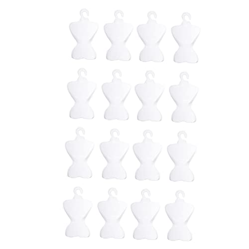 YARNOW 200 Stück Transparente Puppen Kleiderbügel Kleidung Display für Puppenoutfits und Szenen Dekoration für Puppenliebhaber und Kreative Spielmöglichkeiten von YARNOW