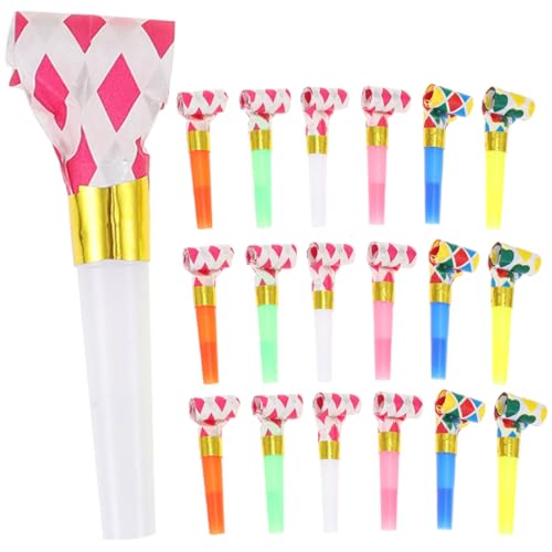 YARNOW 20Stücke Party Blowouts Luftrüssel Lustige Pfeifen für Kindergeburtstage Hochzeiten und Feste Material Vielseitige Party Supplies für Feierlichkeiten Neujahr von YARNOW