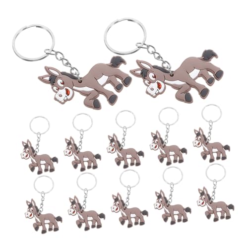 YARNOW 20Stücke Schlüsselanhänger Charms Cartoon Tier Schlüsselanhänger Anhänger Für Geschenkideen Für Partys Und Preise von YARNOW
