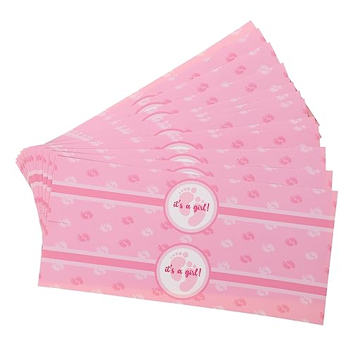 YARNOW 24 Stück Geschlechtsenthüllungsaufkleber für Babyparty Deko Sticker für Flaschen Einladungen und Kleidung Gender Reveal Feierlichkeiten von YARNOW