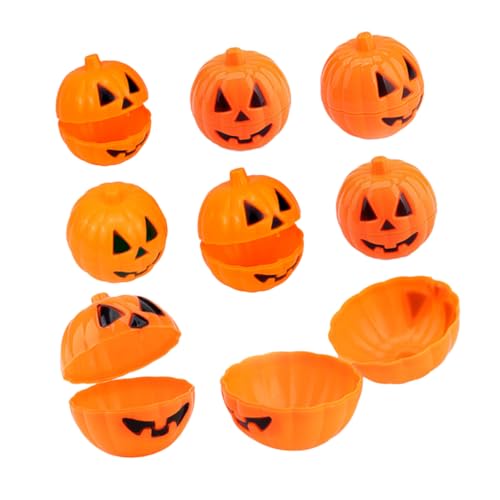 YARNOW 24 Stück Teiliges Halloween Kürbis Süßigkeiten Aufbewahrungsbox Leichte Mini Pumpkin Candy Holder mit Großem Fassungsvermögen für Party Dekoration und Süßigkeiten Lagerung YARNOW 24 Stück Teiliges Halloween Kürbis Süßigkeiten Aufbewahrungsbox Leichte Mini Pumpkin Candy Holder mit Großem Fassungsvermögen für Party Dekoration und Süßigkeiten Lagerung von YARNOW