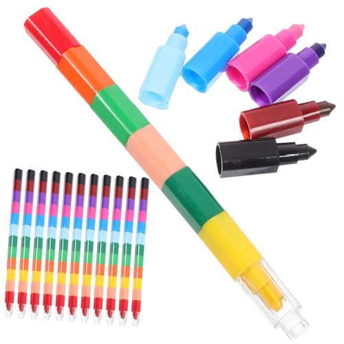 YARNOW 24Stücke Buntstifte Farben Kreative Wachsmalstifte für Malprojekte und Bastelarbeiten Langlebig und Farbenfroh Fördert die Kreativität und Denkfähigkeiten YARNOW 24Stücke Buntstifte Farben Kreative Wachsmalstifte für Malprojekte und Bastelarbeiten Langlebig und Farbenfroh Fördert die Kreativität und Denkfähigkeiten von YARNOW
